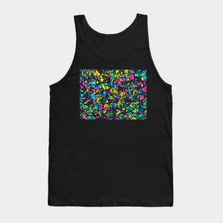 Abstract triangle colorful pattern Tank Top